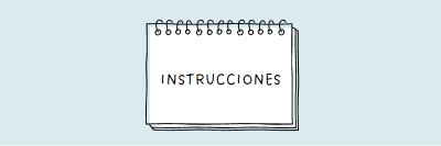 Tus instrucciones blue whimsical-line