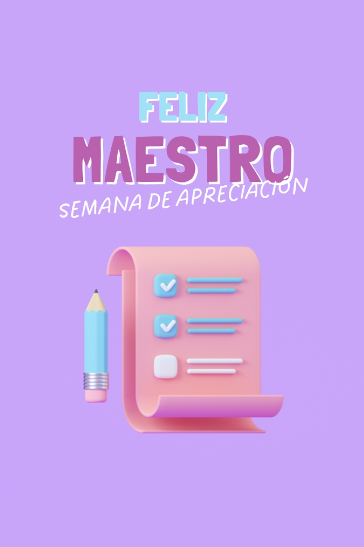 Semana de apreciación del profesor purple whimsical-color-block