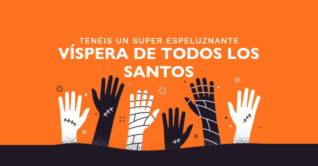 Super espeluznante orange modern-color-block