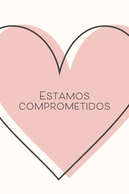 Todo corazón pink modern-simple