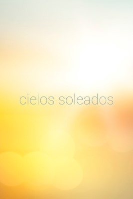 Cielos soleados yellow modern-simple