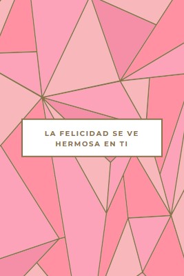 Retornos felices pink modern-simple