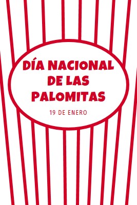 Día Nacional de las Palomitas white whimsical-line