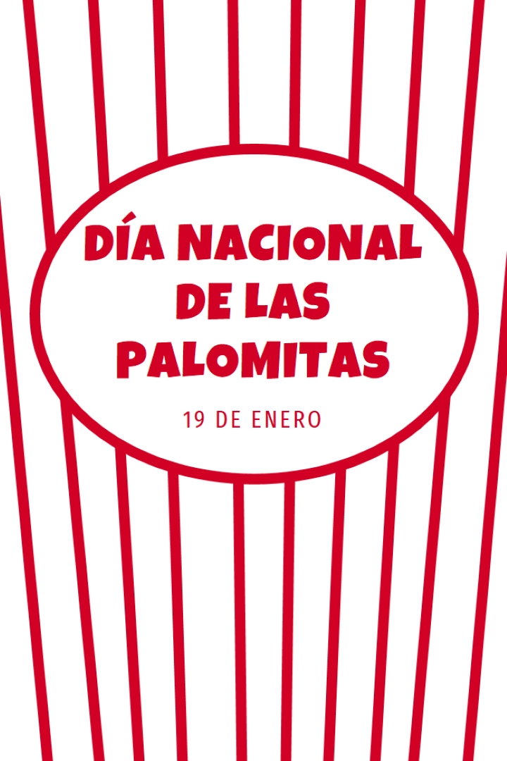 Día Nacional de las Palomitas white whimsical-line