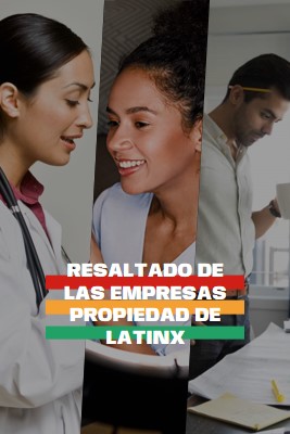 Celebrar negocios propiedad de Latinx white modern-simple