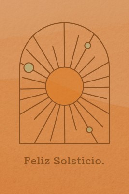 Bueno para el solsticio orange organic-boho