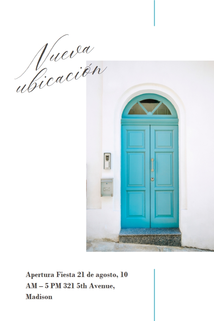 Fiesta en movimiento white modern-simple