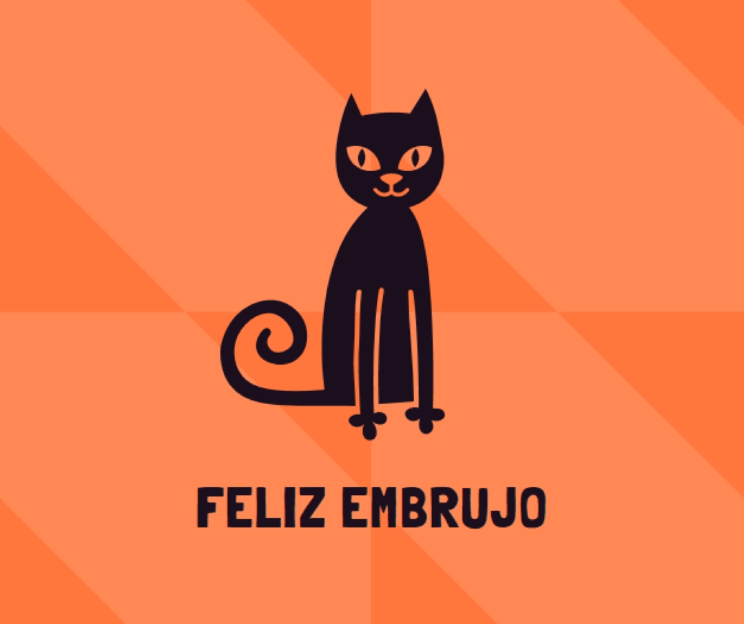 Feliz embrujo orange whimsical-color-block