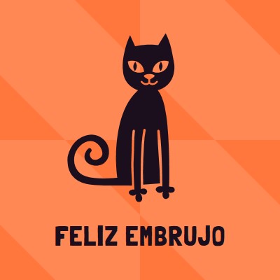 Feliz embrujo orange whimsical-color-block