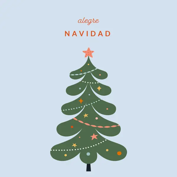 O Árbol de Navidad green whimsical-color-block