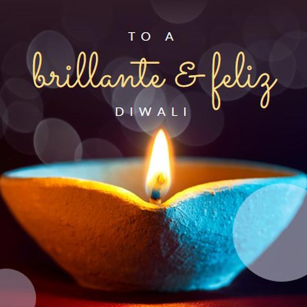 A un brillante & feliz Diwali black modern-simple