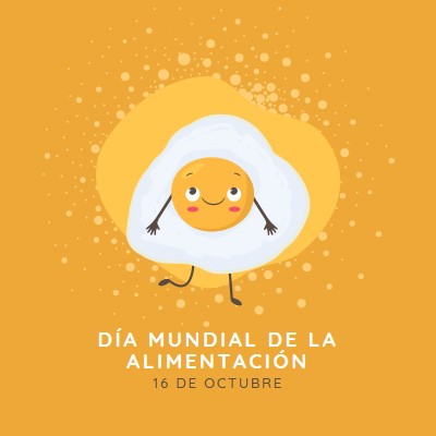 Día Mundial de la Alimentación orange organic-simple