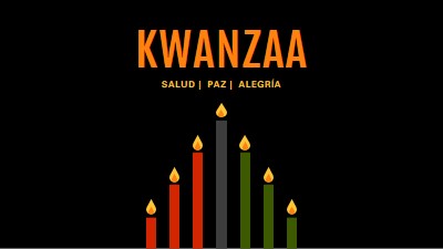 Un deseo kwanzaa black modern-color-block