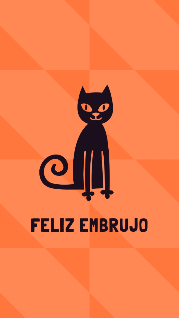 Feliz embrujo orange whimsical-color-block