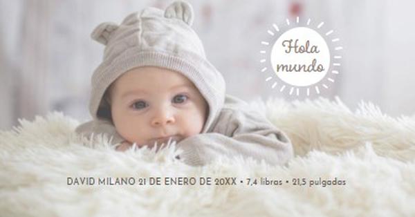 Hola mundo gray modern-simple