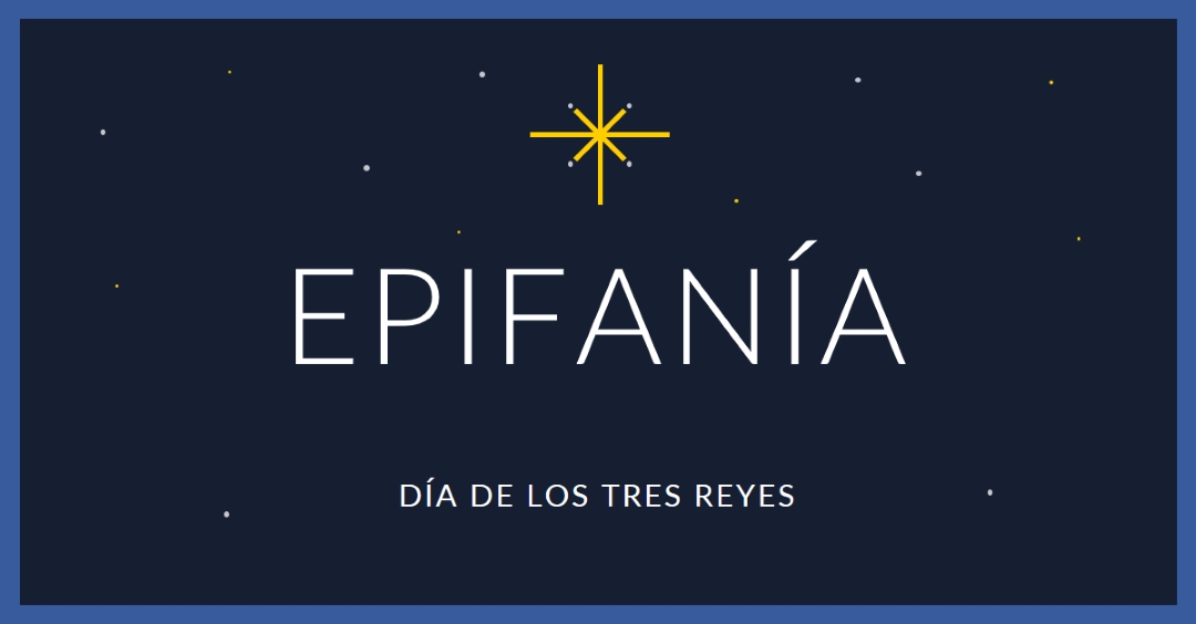 Observando la epifanía blue modern-simple