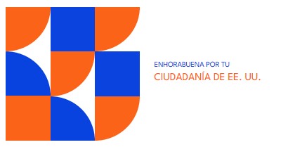 Felicitaciones por ciudadanía red modern-geometric-&-linear