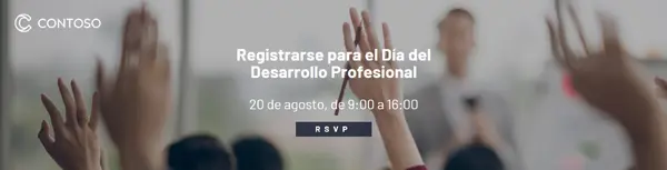 Día de desarrollo profesional gray modern-simple