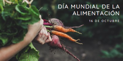 Celebración del Día Mundial de la Alimentación green modern-simple