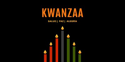 Un deseo kwanzaa black modern-color-block