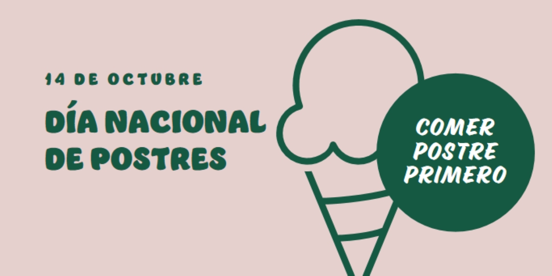 Día Nacional del Postre pink vintage-retro