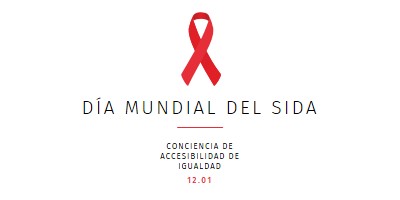 Aumentar la concienciación sobre el SIDA white modern-simple