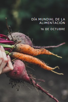 Celebración del Día Mundial de la Alimentación green modern-simple