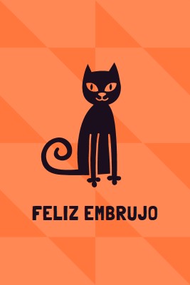 Feliz embrujo orange whimsical-color-block