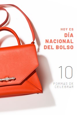 Hoy es el Día Nacional de los Bolsos white modern-simple