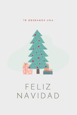 Deseando una feliz Navidad pink whimsical-color-block