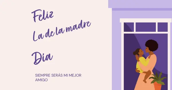 Mi madre, mi mejor amiga gray modern,clean,illustrative,cursive,graphical,offset