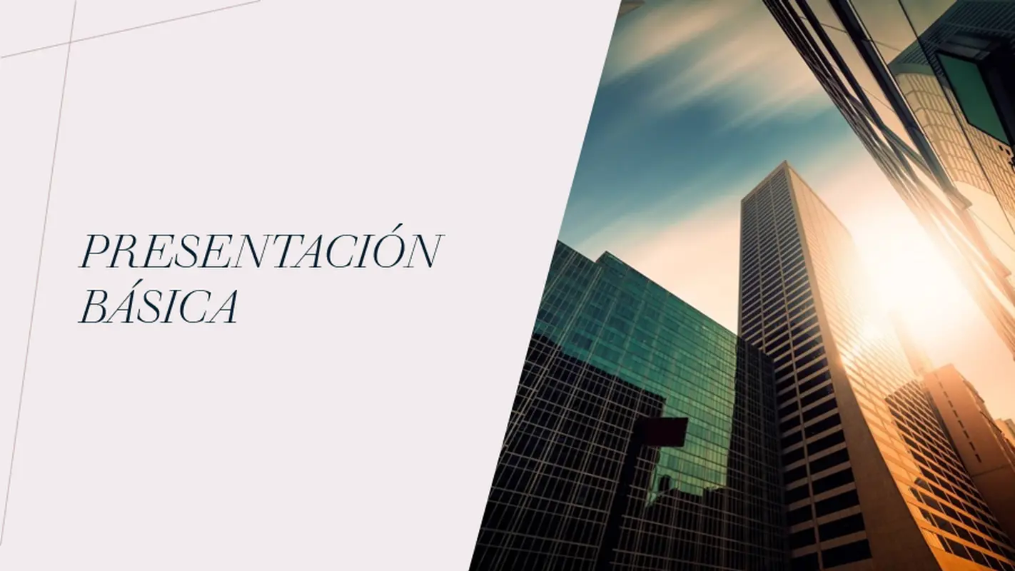 Diseño de líneas angulares modern-geometric