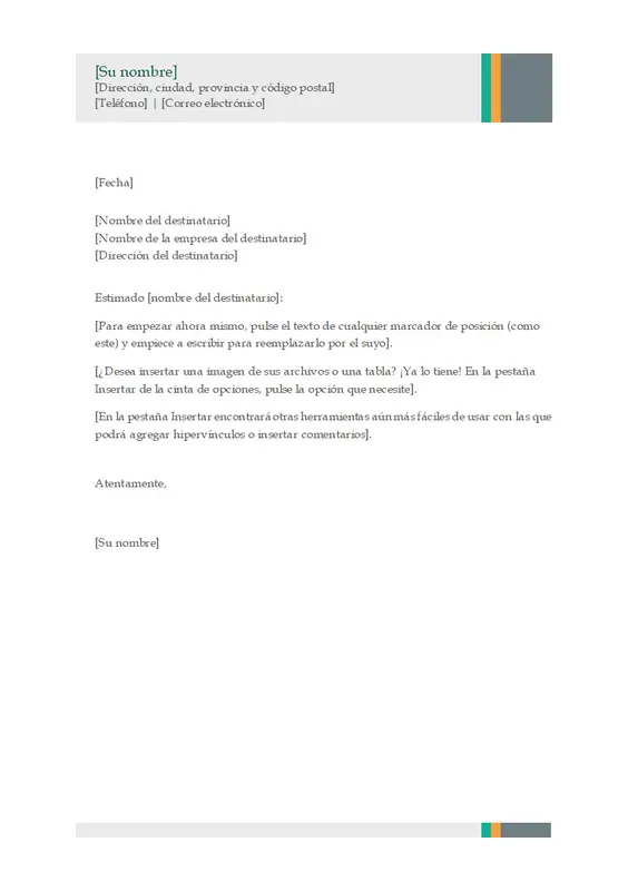 Carta Formal Formatos Y Ejemplos Word Para Imprimir Ejemplo De 564x800