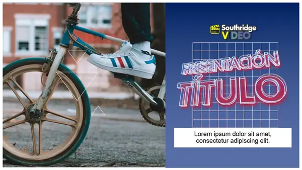 Presentación de discurso retro vintage retro