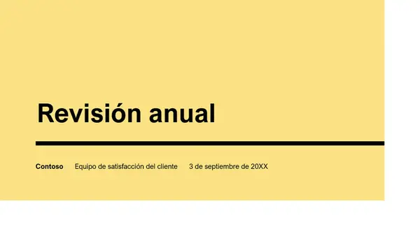 Presentación anual impactante modern-simple