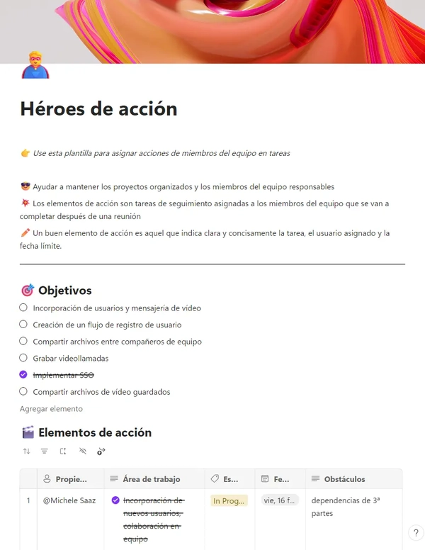 Héroes de acción