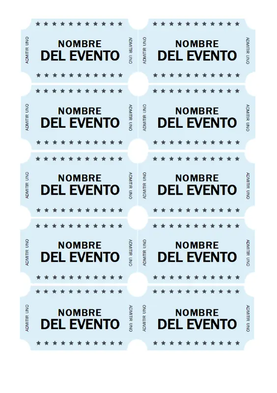 Entradas del concierto de estrellas blue vintage retro