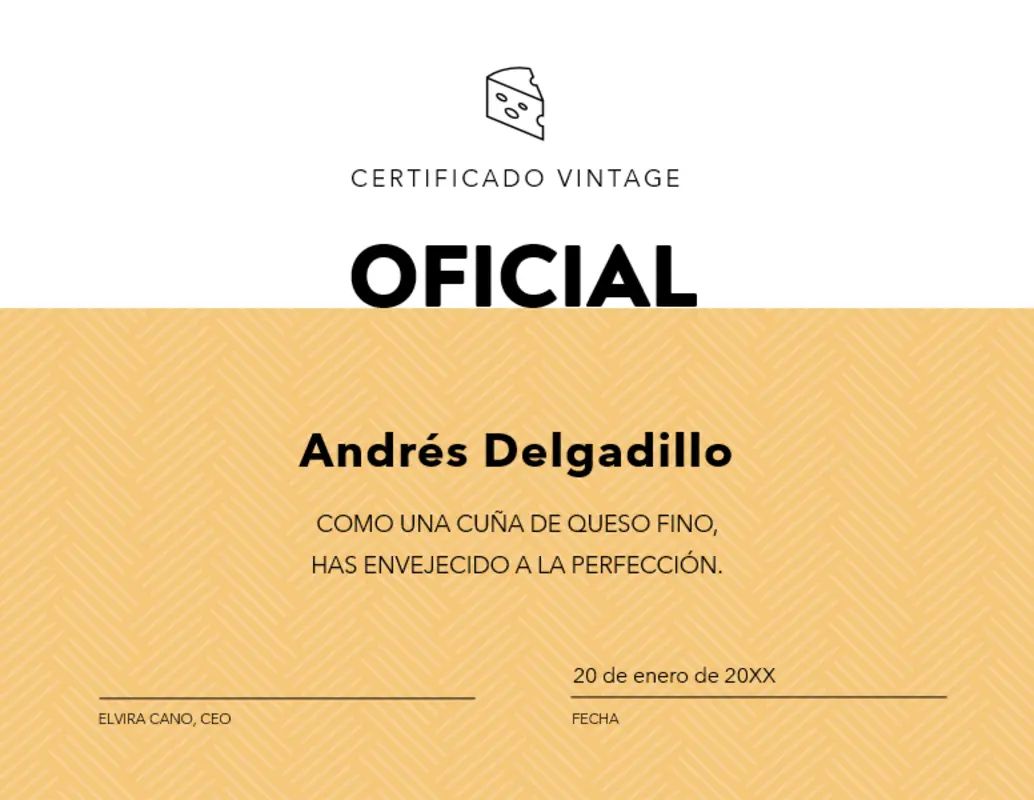 Certificados divertidos modern-geometric