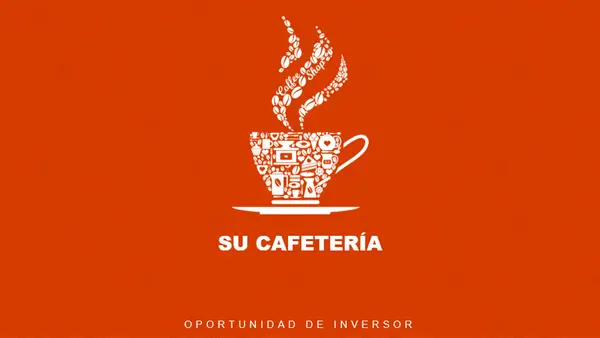Presentación de negocios de cafetería modern-simple