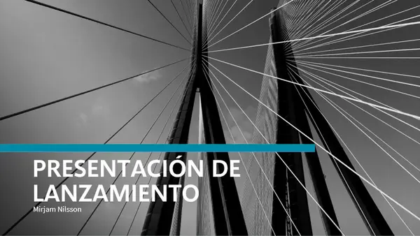 Presentación promocional para el sector financiero modern-simple