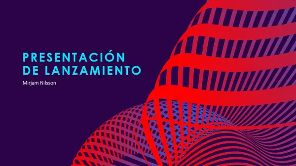 Presentación a inversores futurista modern-bold