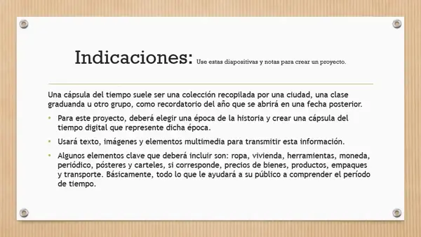 Cápsula de tiempo digital  modern-simple