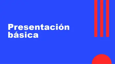 Presentación de aprendizaje modern color block