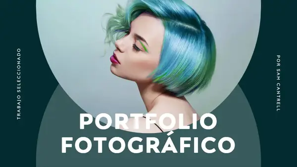 Portafolio de fotografía (moderno simple) organic simple