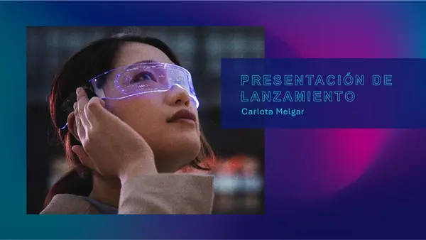 Presentación de promocional de tecnología modern-simple