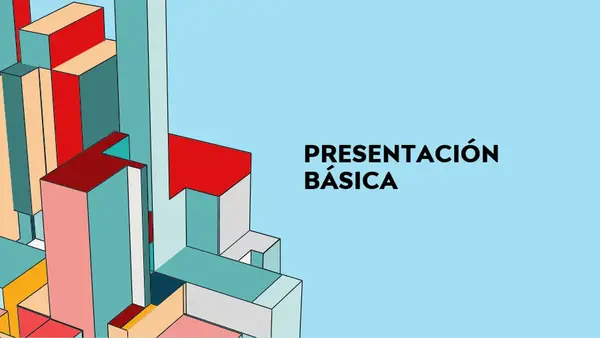 Presentación para proyectos de arquitectura modern-simple