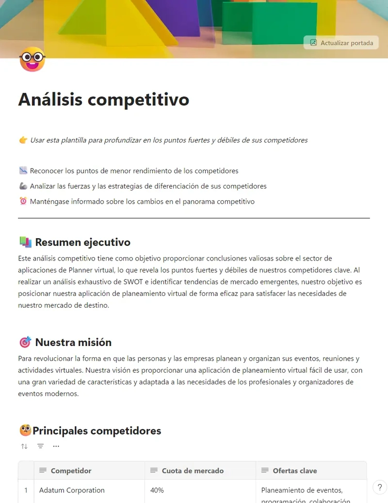 Análisis competitivo