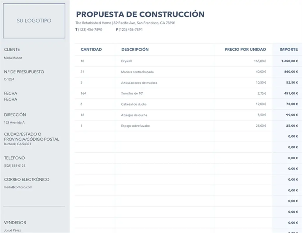 Propuesta de construcción modern simple