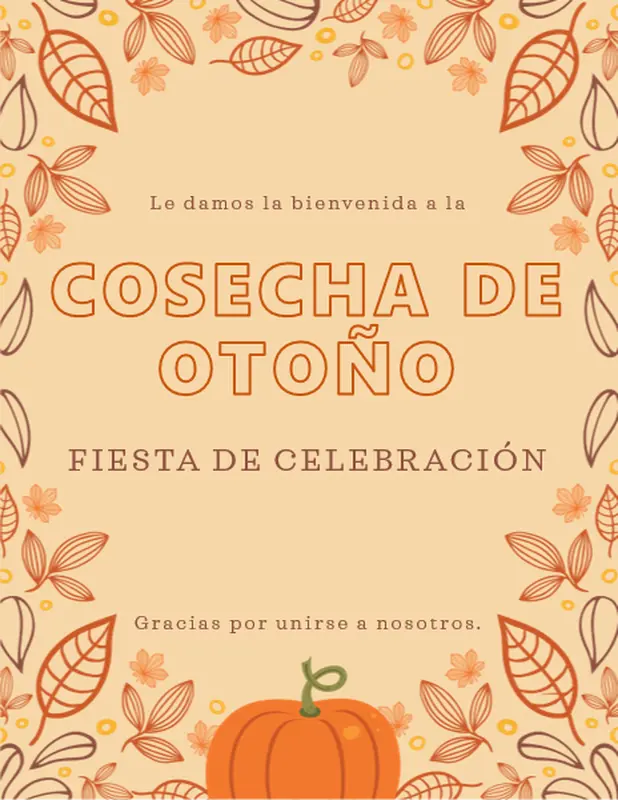 Imprimibles para fiesta de otoño whimsical-line