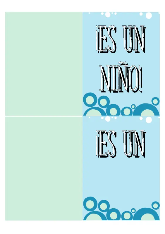 Invitación para fiesta de nacimiento de un niño blue whimsical-color-block